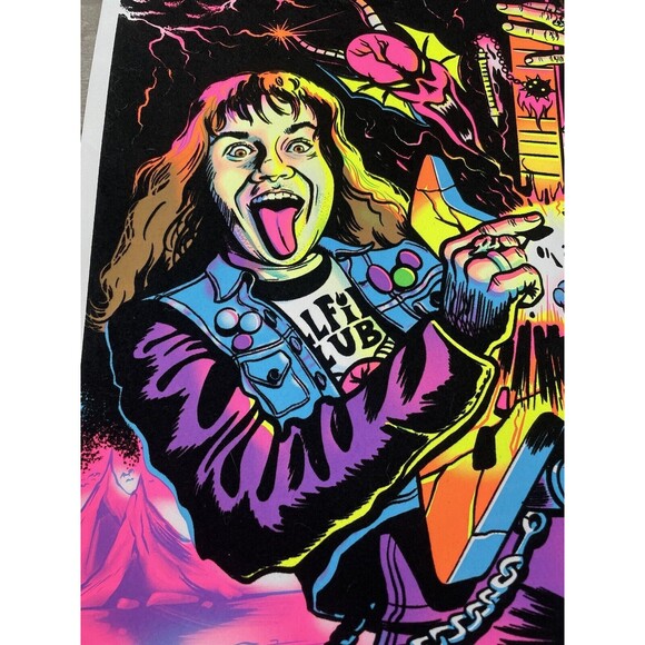 Obey Your Master Blacklight Poster Flocked Halloween New 24x18 - Picture 6 of 6